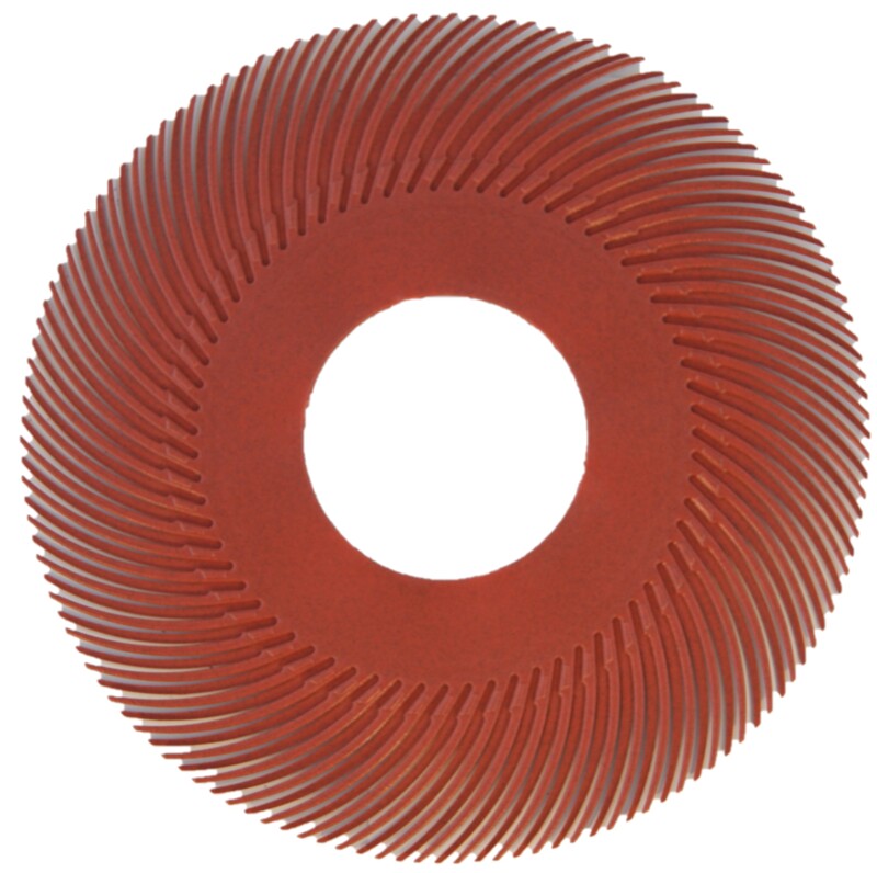 Radial Bristle Disc 150mm Red