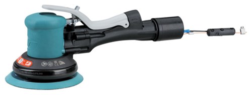 Szlifierka oscylacyjna z podwójnym uchwytem i centralnym odciągiem o średnicy 6" (152 mm) do ESD