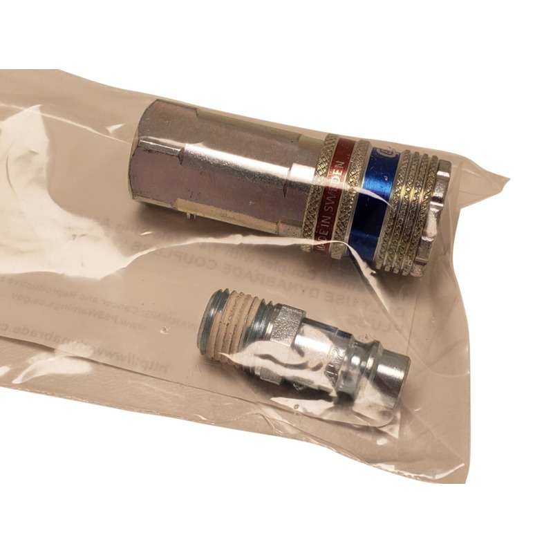 1/2" Dişi Fiş Düzeneği ile 1/2" Erkek Kuplör