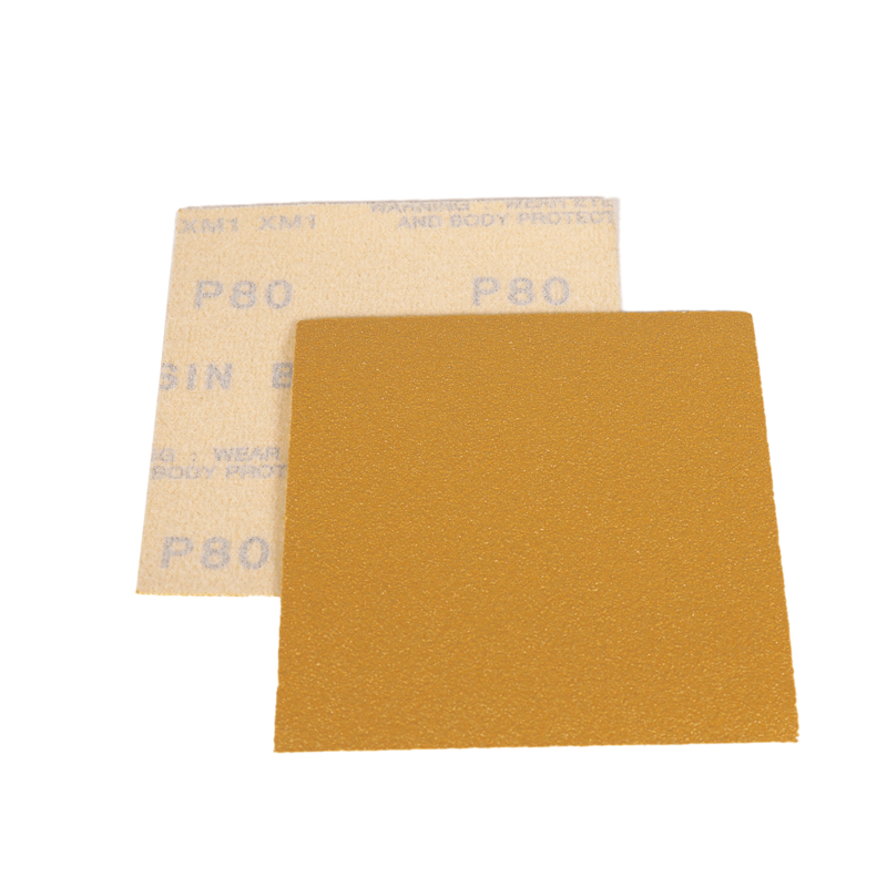 4-1/2" (114 mm) W x 4-1/4" (108 mm) L 80 Grit A/O Non-Vacuum Hook-Face DynaCut Sheet
