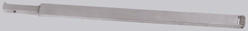 Kontaktarm, Ø 5/16" x B 5/8", Stahlrad, Stromschienenarm - 279 mm (11") Reichweite