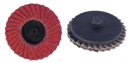 Ceramiczna tarcza listkowa 50 mm P80 z mocowaniem blokującym