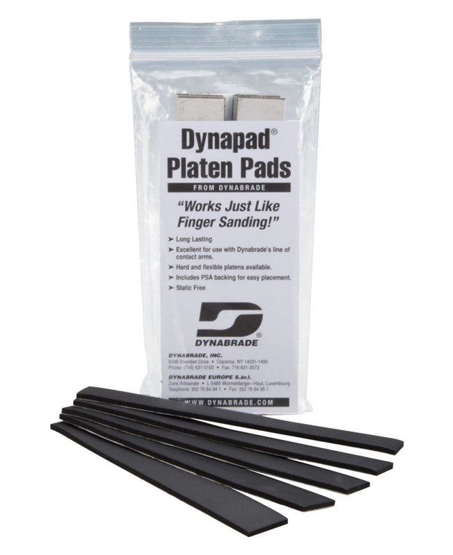 1" (25 mm) de ancho x 7" (178 mm) de largo Almohadilla de Placa Suave 5-Pkg.