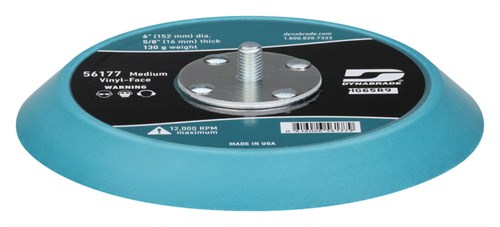 6" (152 mm) Dia. Almohadilla de disco sin vacío, cara de vinilo