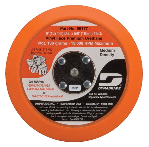 Disco non aspirante da 6" (152 mm) di diametro. Disco non aspirante, superficie in vinile