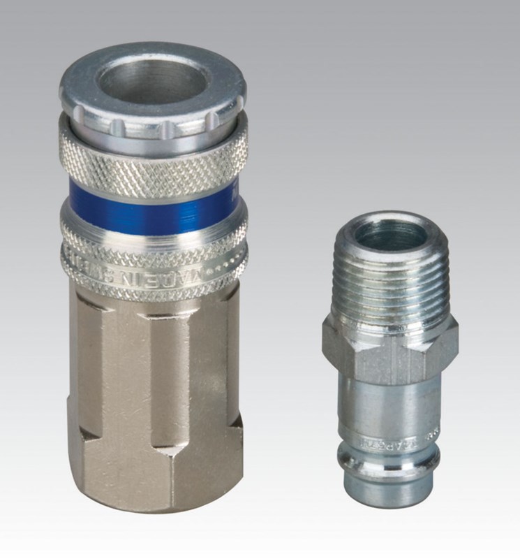 Accoppiatore femmina da 3/8" con connettore maschio da 3/8"