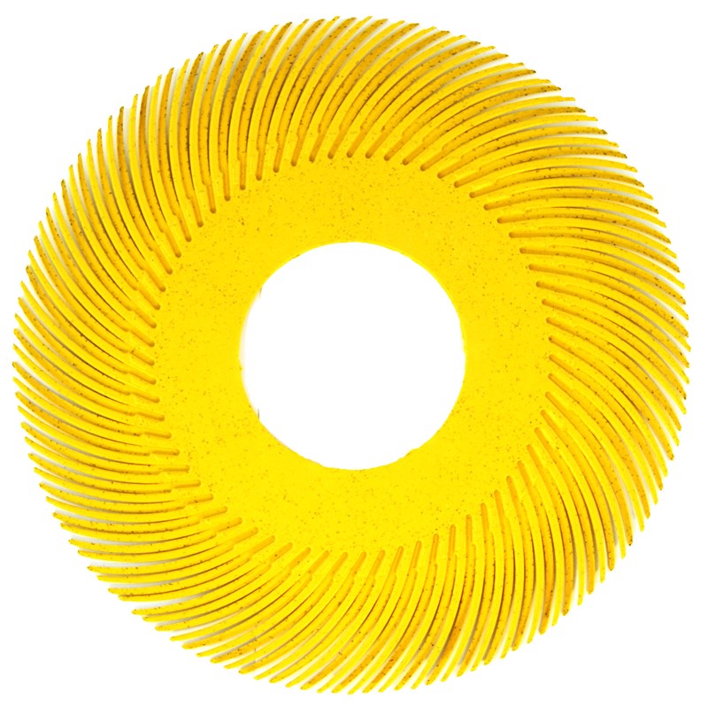 Radial Bristle Disc 150mm Yellow