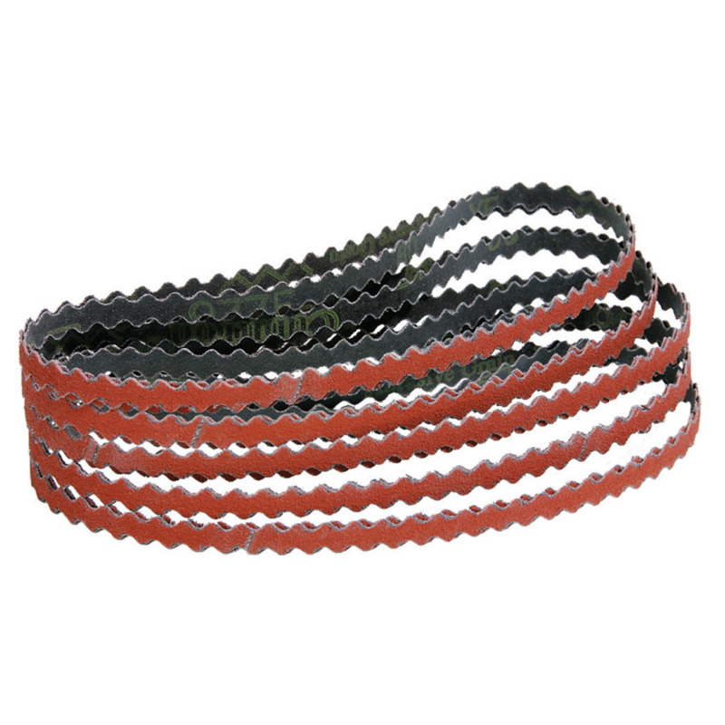 1/2" (13 mm) B x 24" (610 mm) L 60er Körnung Keramik-DynaCut-Band mit gewelltem Rand