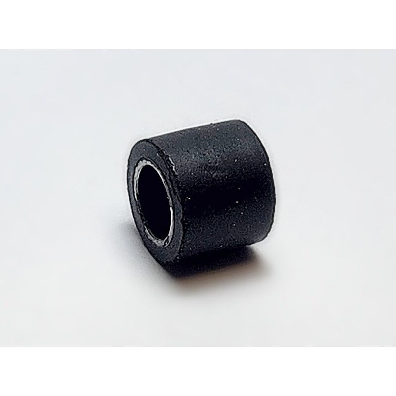 Contact Wheel, 7/16" Dia. x 3/8" W x 1/4" I.D., Crown Face, 40 D Rubber