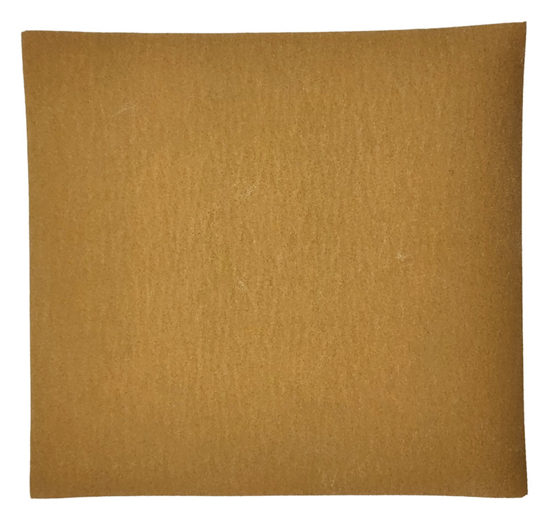 4-1/2" (114 mm) W x 4-1/4" (108 mm) L 320 Grit A/O Non-Vacuum Hook-Face DynaCut Sheet