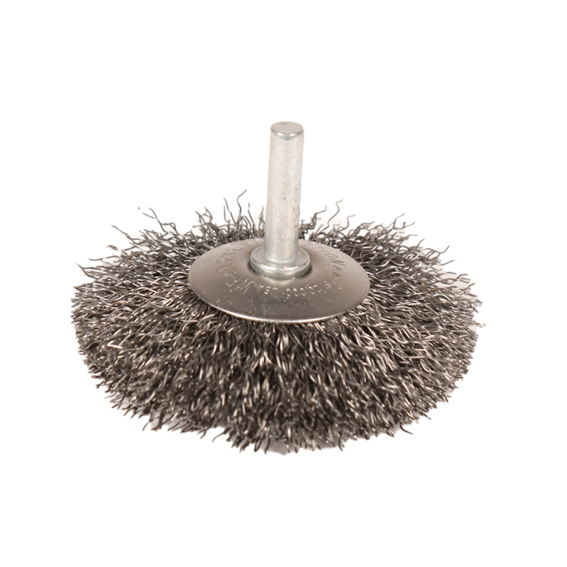 Spazzola concava 3" (76 mm) diametro x 0,014 x 15/16" Acciaio