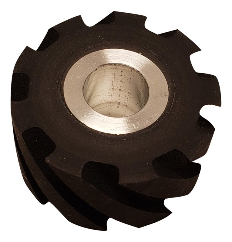 Kontaktrad, 2" Durchmesser x 1" Breite x 5/8" Innendurchmesser, flache Oberfläche, 90 Duro-Gummi