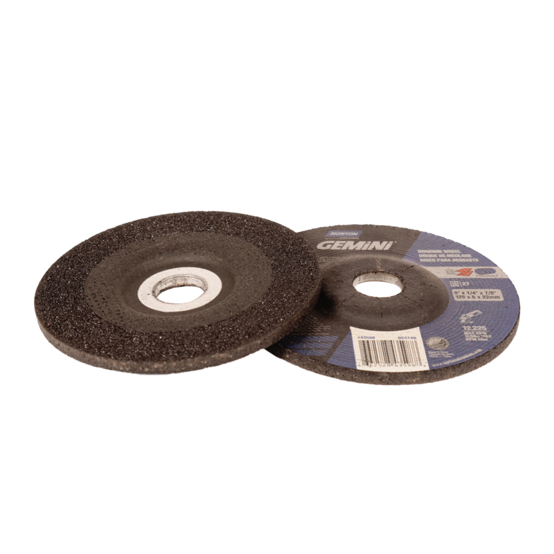 Ruota con centro ribassato tipo 27 A/O, diametro 5" (127 mm) x 7/8" CH