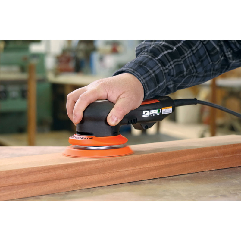 5" (125 mm) Dia. Non-Vacuum Nitro-E Series Random Orbital Sander, Non-Vac Short Hook Pad