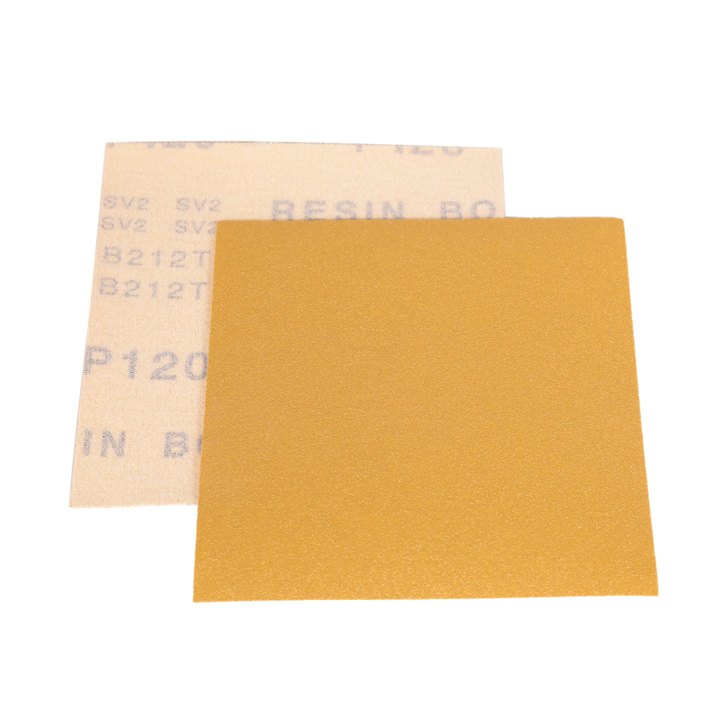 4-1/2" (114 mm) W x 4-1/4" (108 mm) L 120 Grit A/O Non-Vacuum Hook-Face DynaCut Sheet