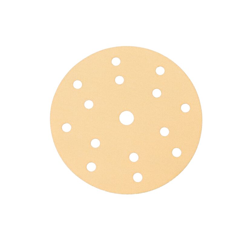 DV522 Gold - 150 mm, P180, AO, 15 Holes - Disc