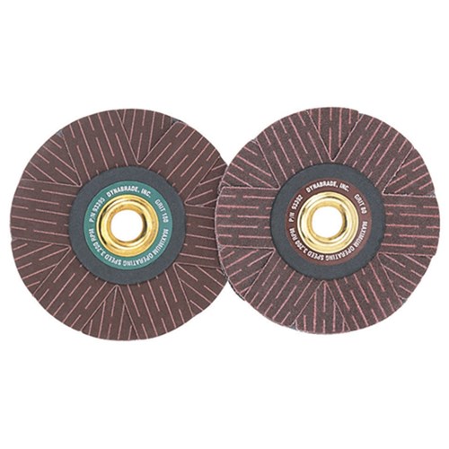 Disque abrasif étoilé à grain 80, diamètre 102 mm (4 po), à monter sur mandrin A/O