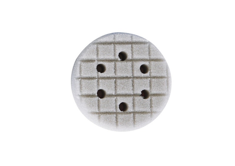 Szara gąbka polerska 80 mm 6H z haczykiem, 240 sztuk w opakowaniu