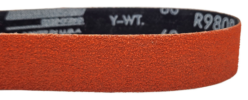 1" (25 mm) de ancho x 30" (762 mm) de largo Cinta cerámica DynaCut Premium de grano 60