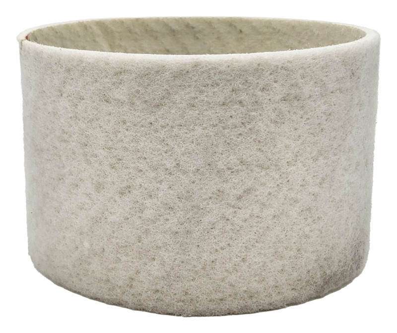 89 mm (3-1/2 po) de largeur x 394 mm (15-1/2 po) de longueur Bande de polissage de type T