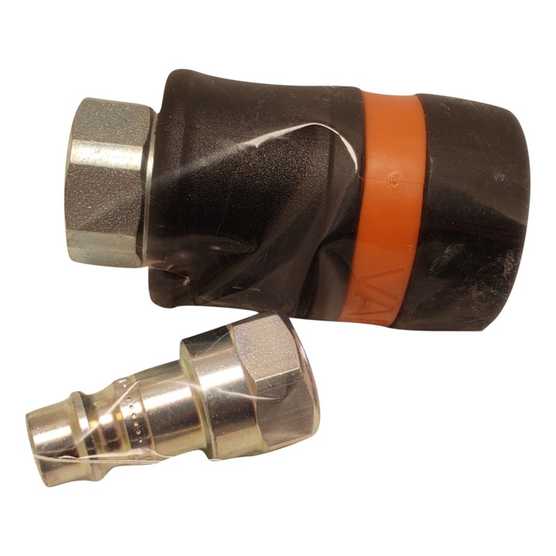 1/4" Safety Female Coupler w/F