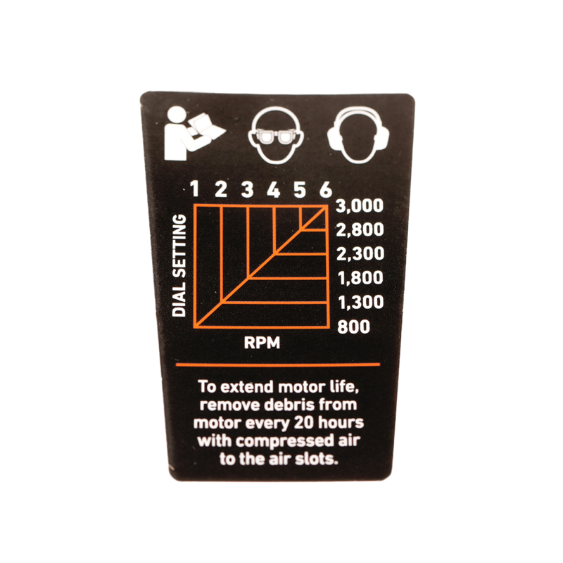 Label RB3/RB4, SFTY/SPD/MNTNC