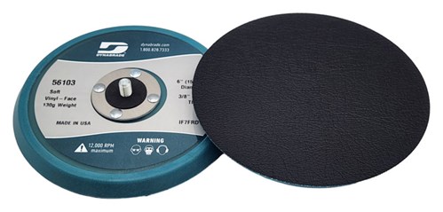 Disco non aspirante da 6" (152 mm) di diametro. Disco non aspirante, superficie in vinile