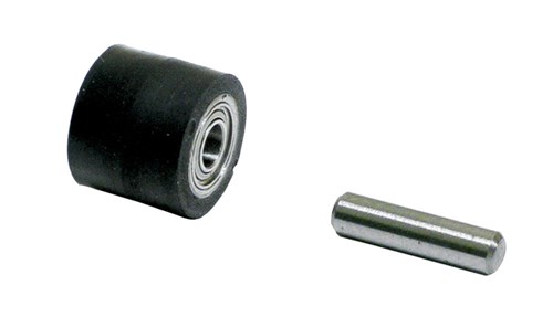 Kontaktscheibe, Ø 7/16" x B 3/8" x I.D. 1/4", gewölbte Oberfläche, 70 Duro Gummi