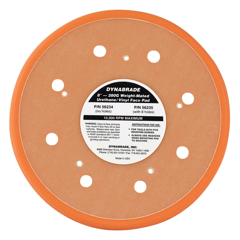 8" Vac Vinyl Pad