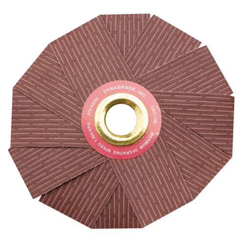 Disque abrasif étoilé à grain 120, diamètre 203 mm (8 po), montage sur arbre A/O
