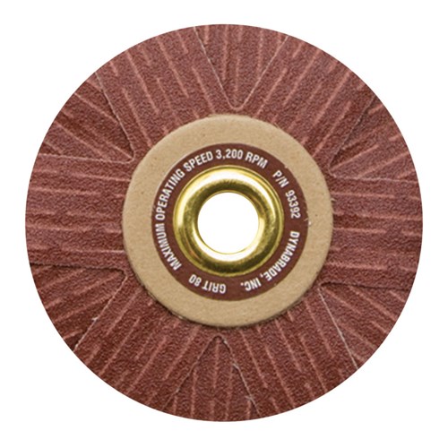 Disque abrasif étoilé à grain 320, diamètre 102 mm (4 po), montage sur mandrin A/O