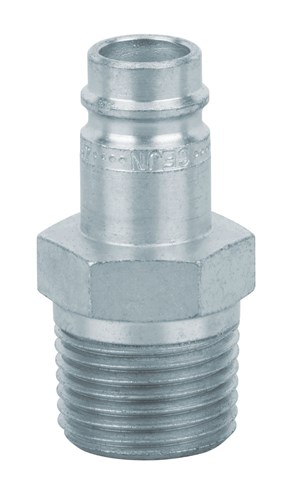Tapón macho de 1/2" NPT con rosca macho de 1/2" NPT