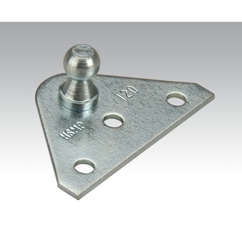 10mm Flat Ball Bracket, Zinc P