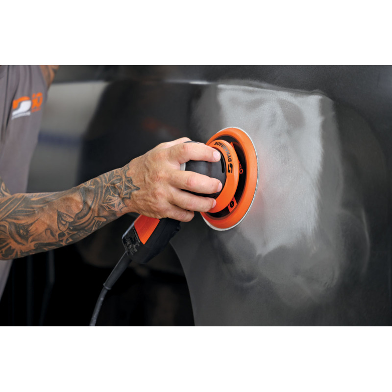 Lijadora orbital aleatoria sin vacío Nitro-E Series de 6" (150 mm) de diámetro, almohadilla de gancho corto sin vacío