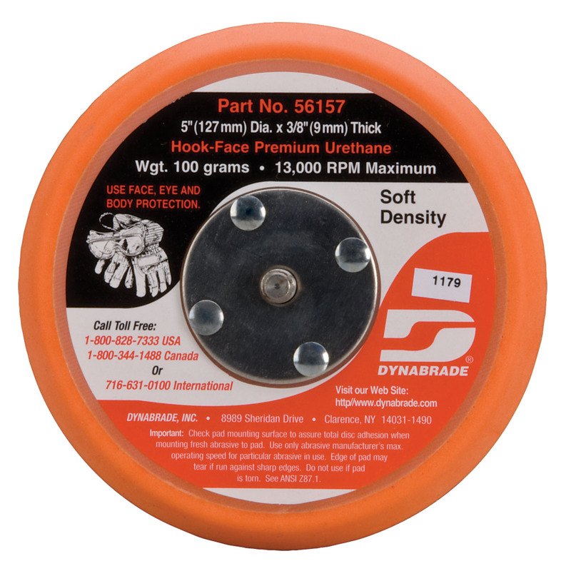 5" Non Vac Soft Pad-Hook Face