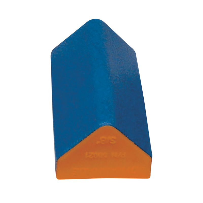 3/8" (10 mm) Dia. Non-Vacuum Dynafine Backsplash Radius Disc Pad, Vinyl-Face