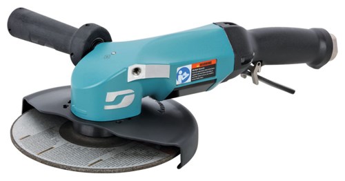 180 mm (7") Durchmesser. Rechtwinklige Schleifmaschine mit vertiefter Mitte und automatischer Auswuchtung