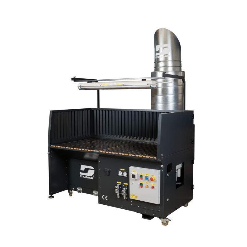 Metal Capture Downdraft Table : 1000 mm W x 1800 mm L x 850 mm H Working Area