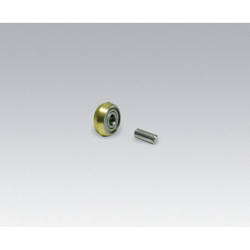 Contact Wheel Ass'y, 7/16" Dia. x 1/8" W x 3/8" I.D., Crown Face, Brass