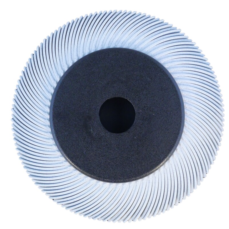 Radial bristle brush 150mm diam white Type C