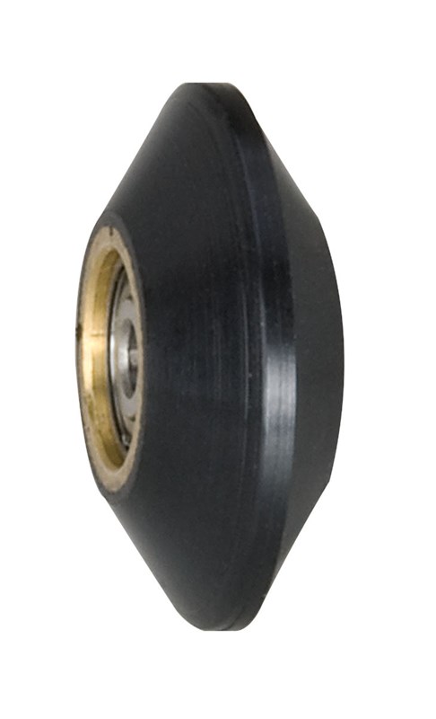 Gruppo ruota di contatto, diametro 1" x 3/8" L x 3/8" I.D., faccia a V, gomma 90 Duro