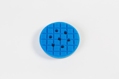 Mousse de polissage conique 87 mm 6+1 trous bleue