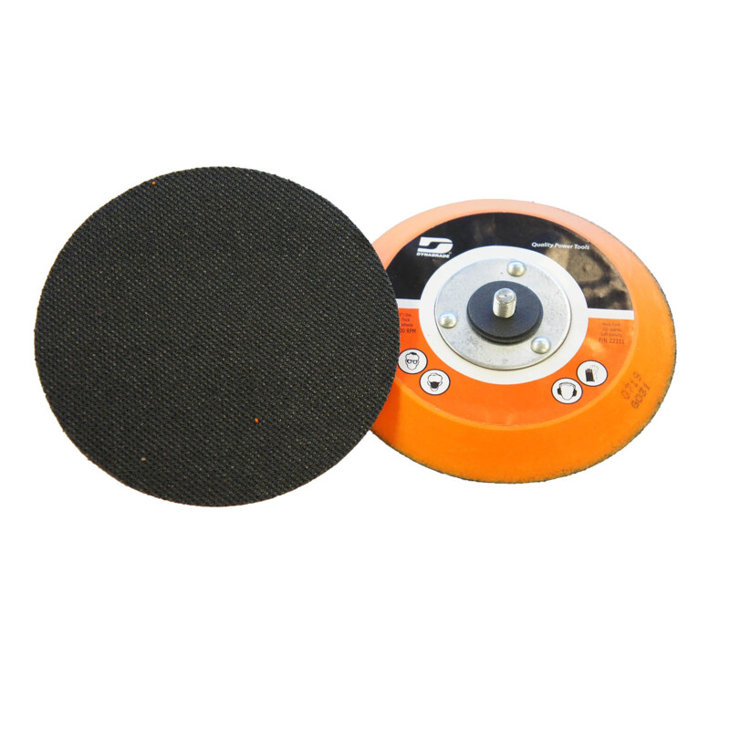 5" (125 mm) Dia. Non-Vacuum Disc Pad, Short Hook-Face