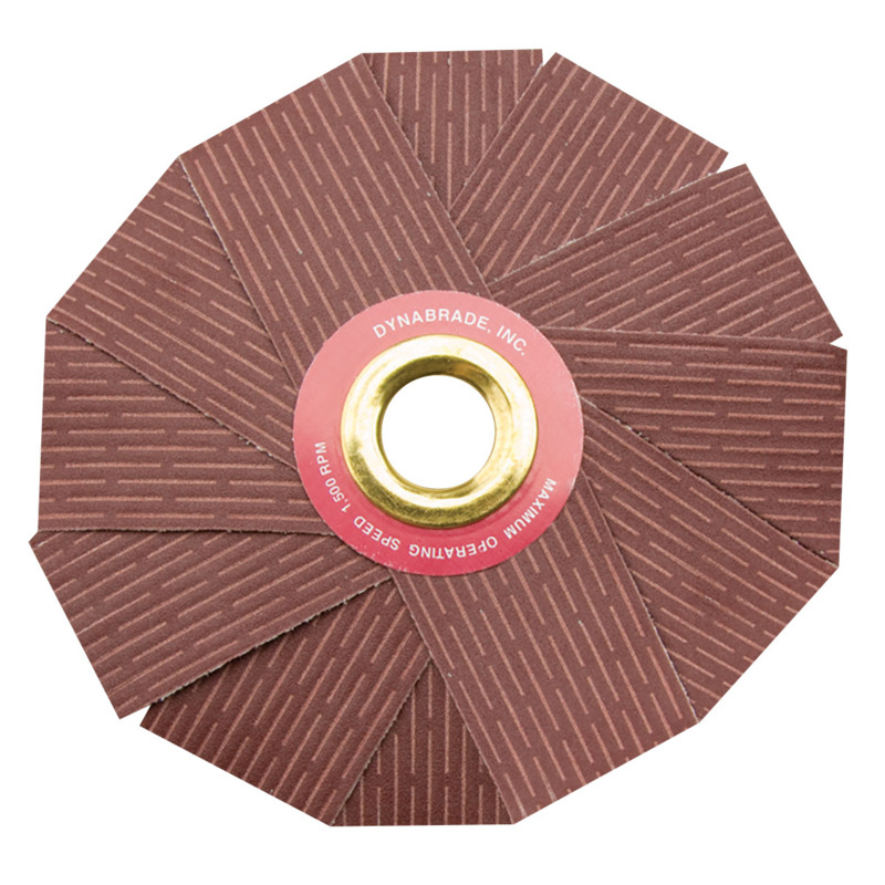 Disque abrasif étoilé à grain 220, diamètre 203 mm (8 po), à monter sur mandrin A/O