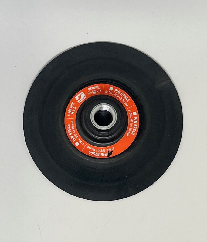 5" (127 mm) Dia. Non-Vacuum Wet/Dry Sander Disc Pad, Hook-Face, Short Nap