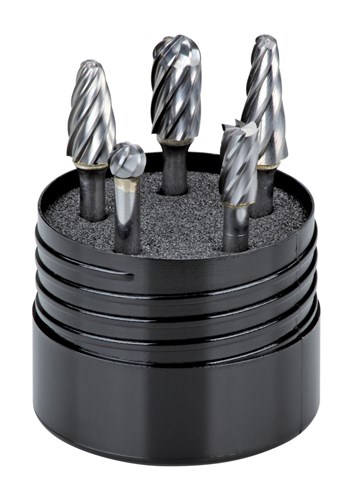 Ensemble de 5 pièces de fraises non ferreuses en aluminium