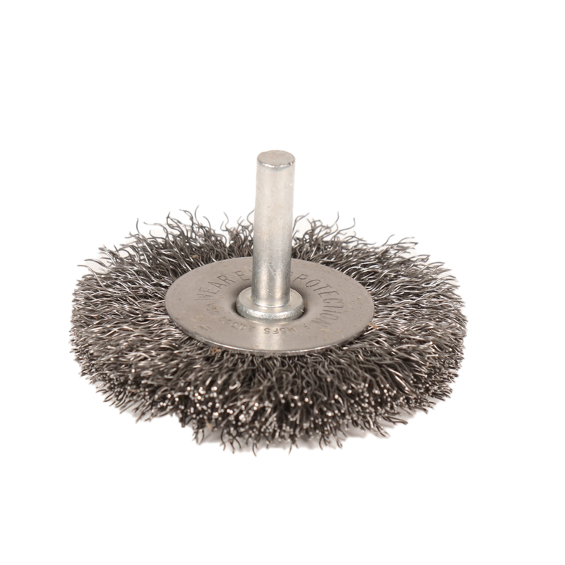 Spazzola radiale con filo ondulato Diametro 2-1/2" (64 mm) x 0,0188 x 9/16" Acciaio