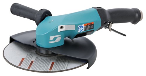 230 mm (9") Durchm. Rechtwinklige Schleifmaschine mit vertiefter Mitte und automatischer Auswuchtung (nur EU)