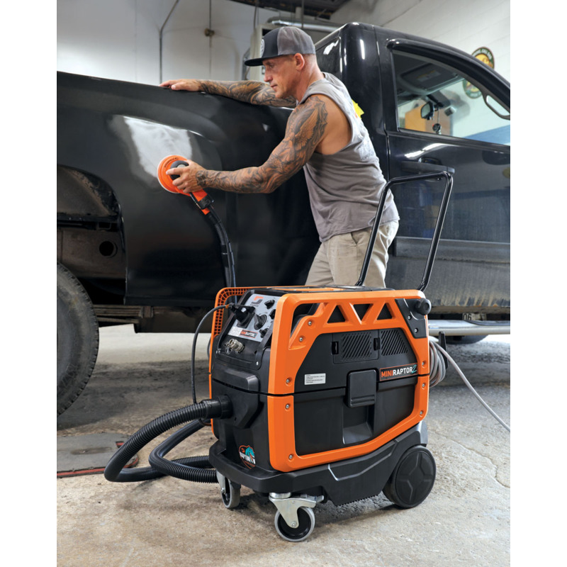 6" (150 mm) Dia. Szlifierka oscylacyjna mimośrodowa Vacuum Nitro-E Series, talerz szlifierski Vacuum z krótkim hakiem