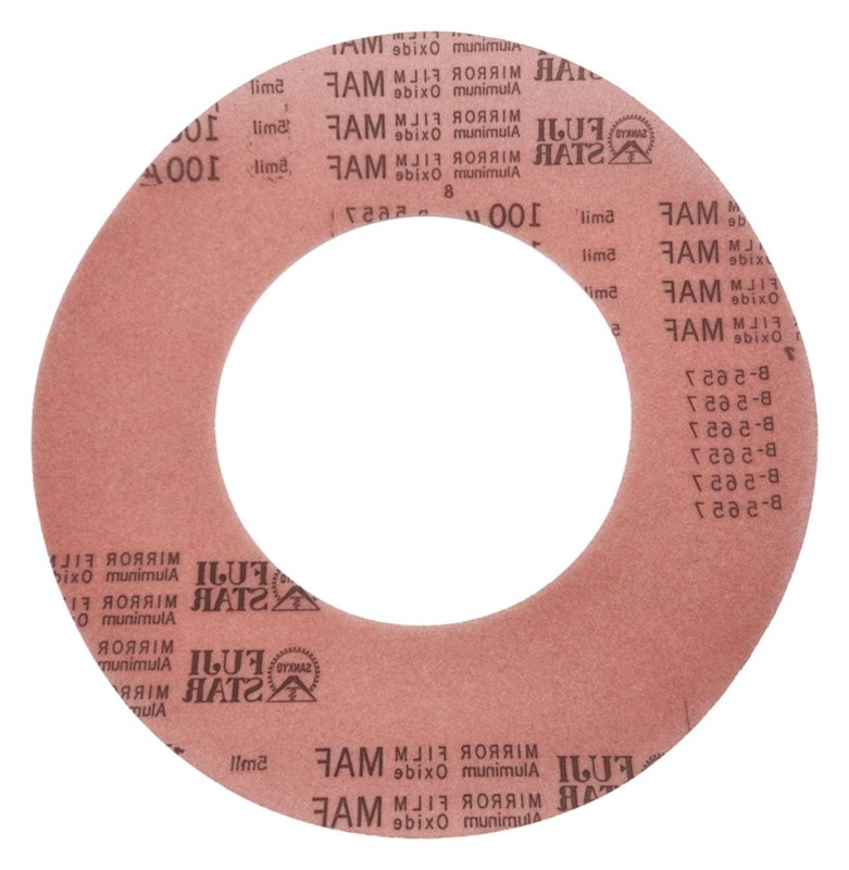 Disco di microfinitura sottovuoto con gancio A/O tipo "O" da 11-1/4" (286 mm) di diametro x 100 micron